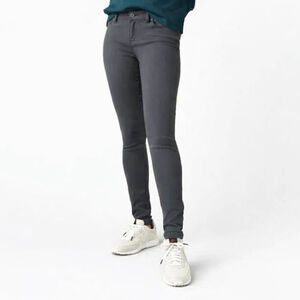 PRANA Briann Pants 30" Skinny Leg Stretch Zion UPF50+ Mid-Rise Grey Women's 10